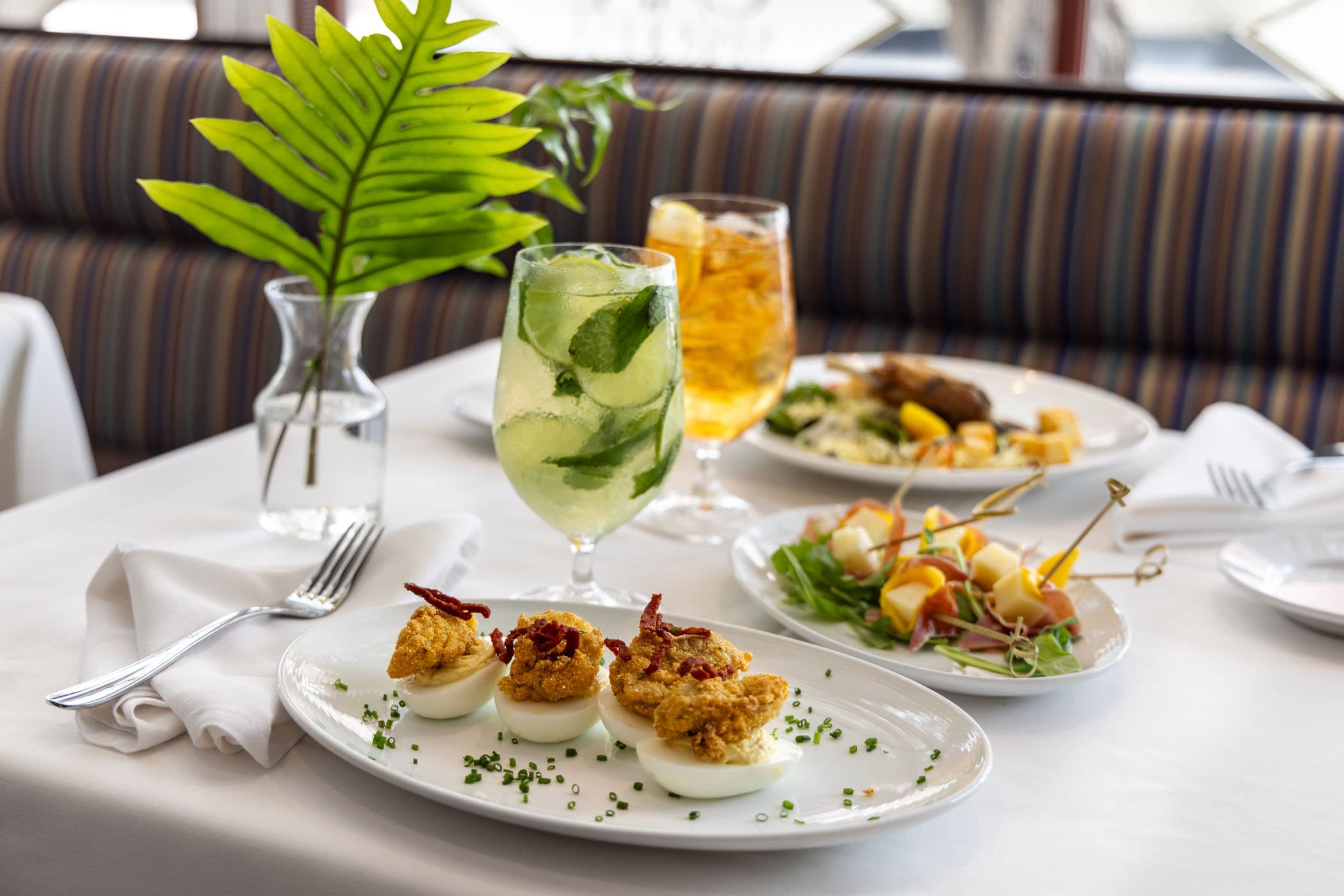 Devilled eggs, cocktails and other dishes at Marquesa