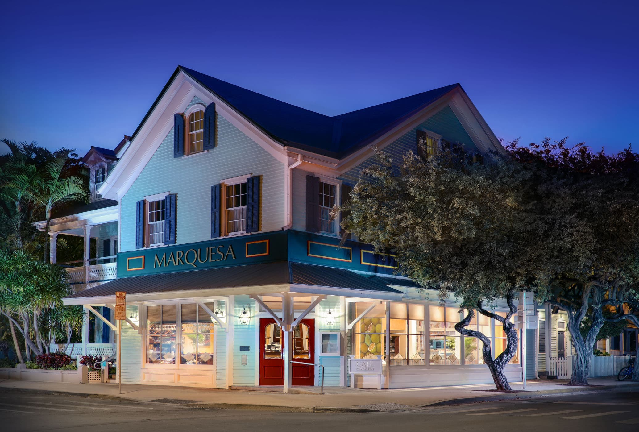 Marquesa Key West at night